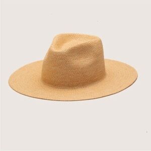 NWT Will + Bear Sawyer Sand Medium Brim Straw Hat Unisex